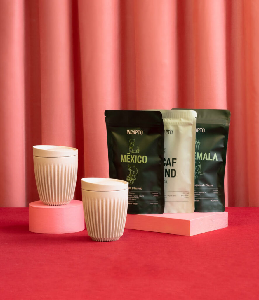 Pack Per fer el pas: Dues tasses huskee de closca de cafè + Pack Centreamèrica